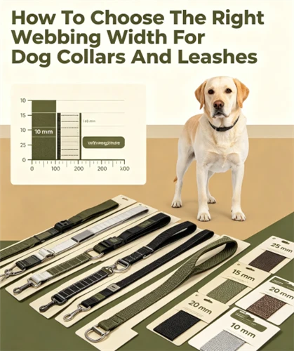 Yuav Ua Li Cas Xaiv Qhov Zoo Webbing Dav Rau Dog Collars Thiab Leashes