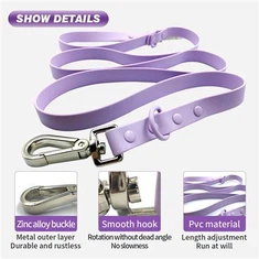 Yooj Yim Tsim Khoom Xim Nylon Dog Collar Leash Set